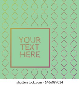 gradient chain link inspired pattern design