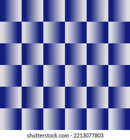 Gradient checkerboard pattern . Vector seamless pattern.