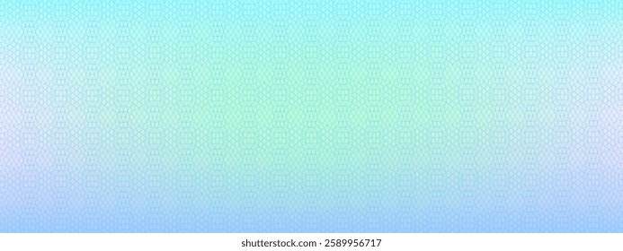 Gradient cheque watermark for certificate, voucher, money vector illustration