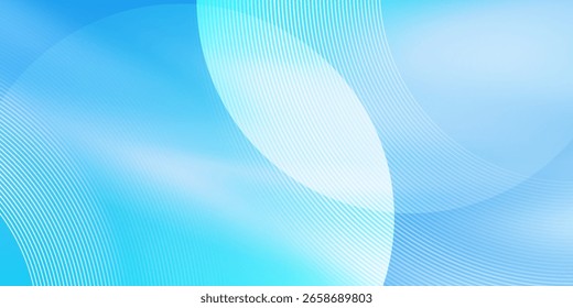 gradient circle on sky blue background.modern future vector