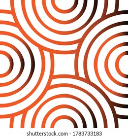 Gradient circle repeat pattern background