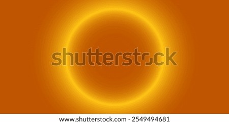 Gradient Circle Sun Illustration with Warm Tones