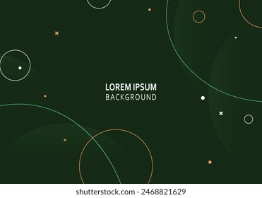 Gradient circles background. Vector illustration.