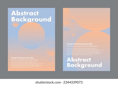 Los círculos de degradado dejan caer el fondo abstracto, diseño gráfico geométrico vectorial, folletos de carteles de portada plantillas de diseño de informes anuales, minimalista a la moda, color pastel 