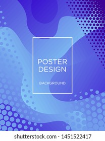Gradient color abstract background cover design. With trendy and vivid vibrant color. Poster, flyer, brochure, banner vector cover template
