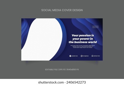 gradient color abstract background. social media banner cover. business template website promotion