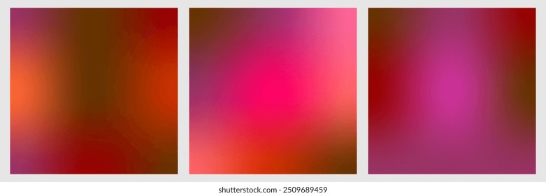 Gradient Color background, Amazing Dynamic Colorful Light Gradient. Gradient blurred colorful background, for art product design, social media, trendy, vintage, brochure, banner. Vector EPS