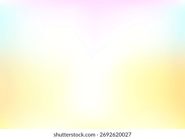 Fundo de cor de gradiente, misturado com amarelo e branco, cria uma atmosfera quente