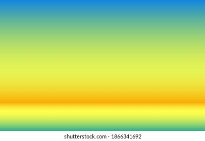 gradient color background with blue and yellow color. vector illustration