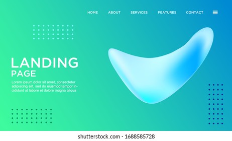 GRADIENT COLOR BACKGROUND WITH COPY SPACE AREA. MODERN ABSTRACT COLORFUL STYLE VECTOR