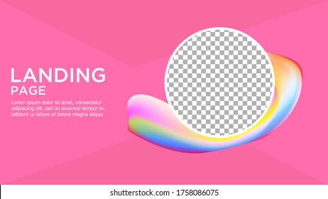 GRADIENT COLOR BACKGROUND WITH COPY SPACE AREA. MODERN ABSTRACT COLORFUL STYLE VECTOR