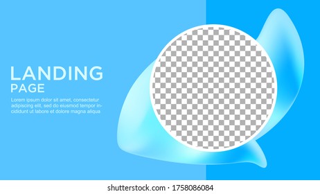 GRADIENT COLOR BACKGROUND WITH COPY SPACE AREA. MODERN ABSTRACT COLORFUL STYLE VECTOR