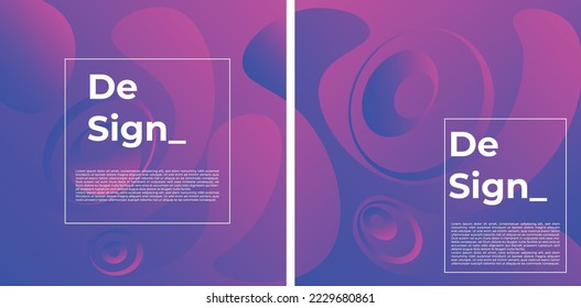 gradient color background with geometric shapes Colorful Abstract Banner Template with Dummy Text for Web Design, Landing Pages, banners, posters and Printables.