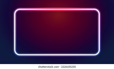 fondo de color de degradado y archivo de vector de luz de neón
