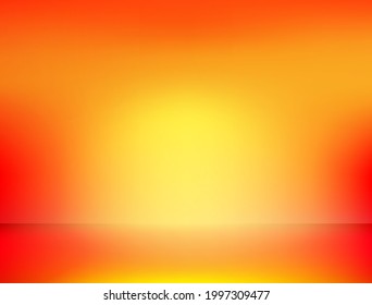 fondo de color degradado con el concepto amarillo de mezcla naranja. ilustración vectorial