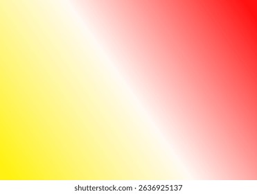 Gradient color background. Red white and yellow. Background for design, flyer, web.