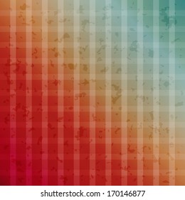 gradient color background ( red, yellow, green ) with small spots and squares