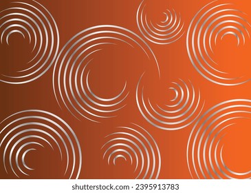 Gradient Color Background with Silver Circle Design 