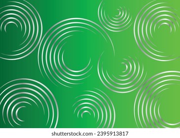 Gradient Color Background with Silver Circle Design 
