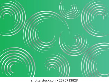 Gradient Color Background with Silver Circle Design 