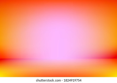 gradient color background with yellow, orange and white. vector background