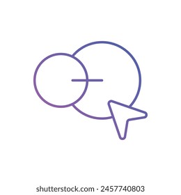 Gradient Color Blend Tool vector icon