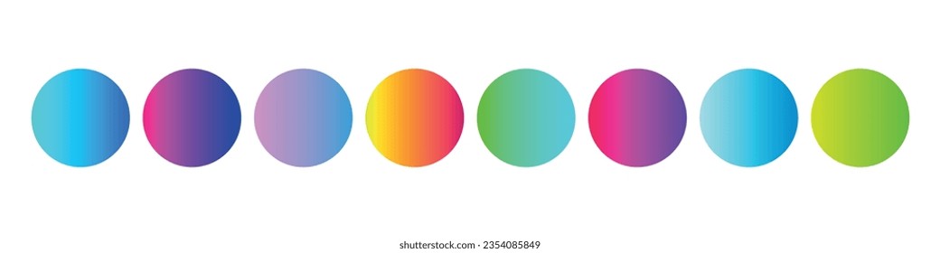 Gradient with color blur, abstract gradation . Shape in blue texture, liquid circle effect. Flat vector illustrations isolated in background.