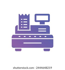 Icono de Vector de caja de color degradado