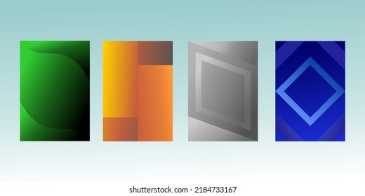DISEÑO DE LIBROS DE COLOR GRADIENTE