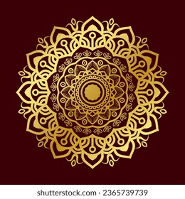 Gradient color Decorative ornament Ethnic mandala design background. Mandala abstract, colorful, Vector background, wallpaper, Luxury mandala, Decorative ornaments patterns, design elements.