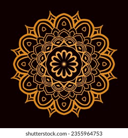 Gradient color Decorative ornaments Ethnic mandala design background. Mandala abstract, colorful, Vector background, wallpaper, ornament, Luxury mandala, Decorative ornaments patterns, elements.