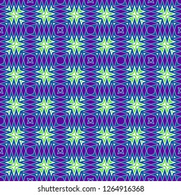 Gradient color Design With Abstract Hand Drawn Floral Pattern With Decorative Element. Vector Illustration. Seamless.