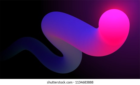 gradient color fluid wave vector background