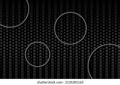 Gradient color halftone with circle background