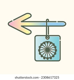 gradient color icon to the game rides area