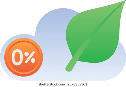 Gradient color illustration for Clean air
