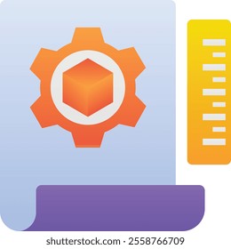 Gradient color illustration for Model measurement design setting