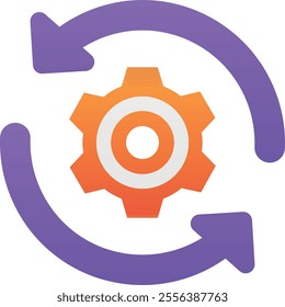 Gradient color illustration for Setting reset