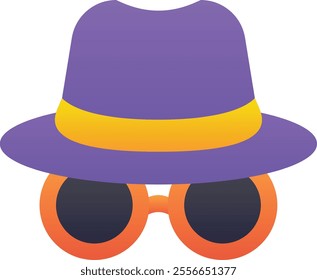 Gradient color illustration for Spy hacker