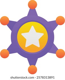 Gradient color illustration for Star badge