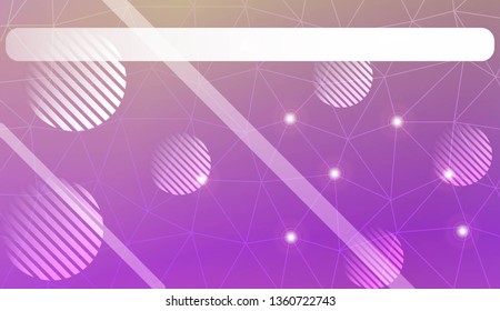 gradient color illustration in a triangles, line, circle, space for text style. Smart business design. Vector illustration