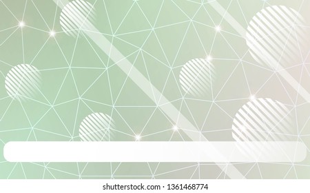 gradient color illustration in a triangles, line, circle, space for text style. Smart business design. Vector illustration