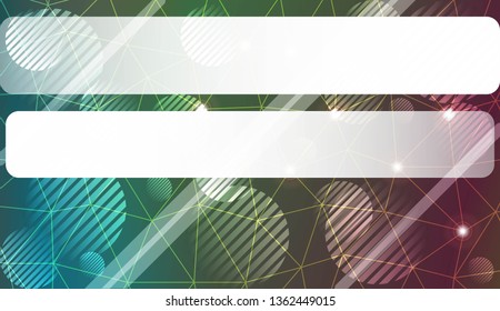 gradient color illustration in a triangles, line, circle, space for text style. Smart business design. Vector illustration