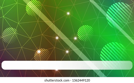 gradient color illustration in a triangles, line, circle, space for text style. Smart business design. Vector illustration
