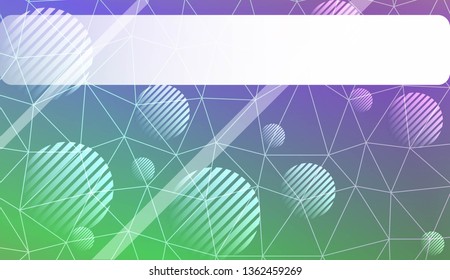 gradient color illustration in a triangles, line, circle, space for text style. Smart business design. Vector illustration