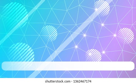 gradient color illustration in a triangles, line, circle, space for text style. Smart business design. Vector illustration