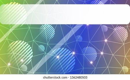 gradient color illustration in a triangles, line, circle, space for text style. Smart business design. Vector illustration