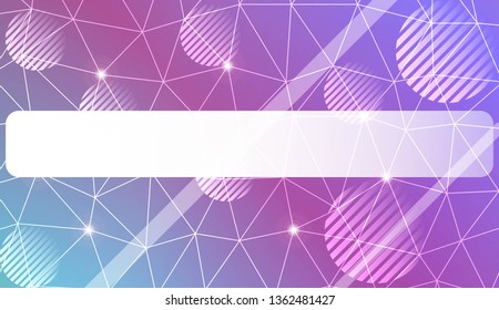 gradient color illustration in a triangles, line, circle, space for text style. Smart business design. Vector illustration