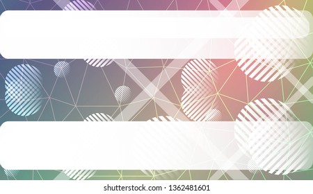 gradient color illustration in a triangles, line, circle, space for text style. Smart business design. Vector illustration