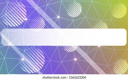 gradient color illustration in a triangles, line, circle, space for text style. Smart business design. Vector illustration